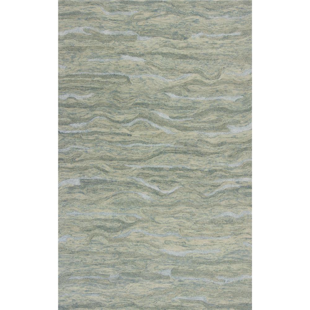 KAS 1252 Serenity 3 Ft. 3 In. X 5 Ft. 3 In. Rectangle Rug in Seafoam
